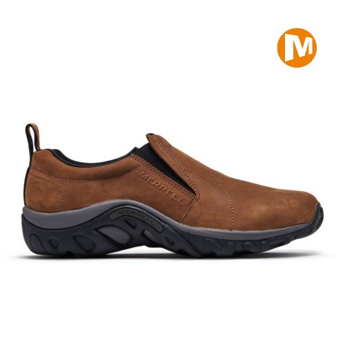 Merrell Jungle Moc Nubuck Slip-On Schuhe Herren Braun [DE-ZYPQW]